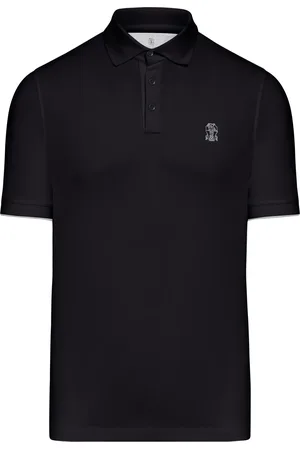 Brunello Cucinelli PIQUET POLO WITH LOGO - - Man