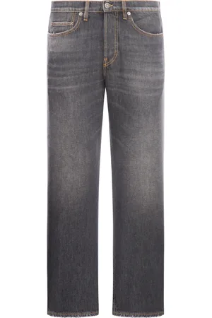 Golden Goose Logo-patch wide-leg washed jeans - - Man