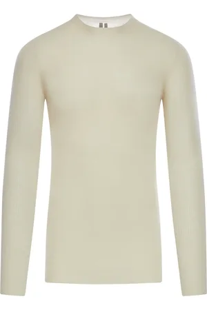 Rick Owens WOOL SWEATER IN SEMI-TRANSPARENT FABRIC - - Man