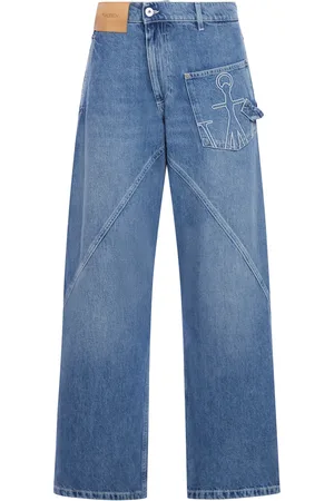 J.W.Anderson TWISTED LEG WORKWEAR JEANS - - Man