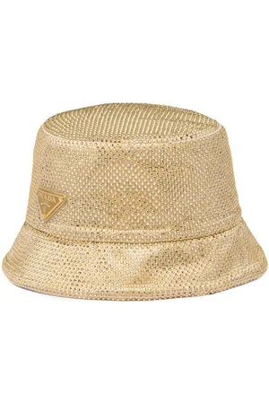 Prada CRYSTALS BUCKET HAT - - Woman