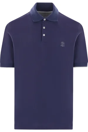 Brunello Cucinelli PIQUET POLO WITH LOGO - - Man