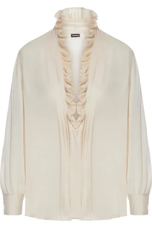 Tom Ford CHARMEUSE SILK BLOUSE - - Woman