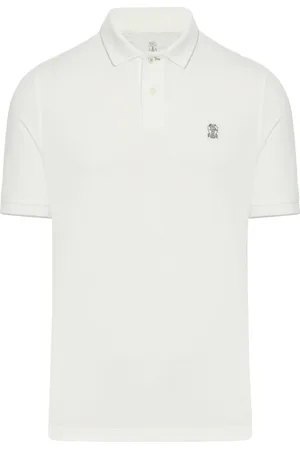 Brunello Cucinelli POLO WITH EMBROIDERY - - Man