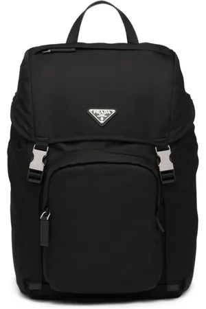 Prada BACKPACK IN RE-NYLON AND SAFFIANO LEATHER - - Man