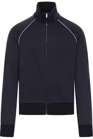 Gucci NYLON AND JERSEY GG JACKET WITH ZIP - - Man