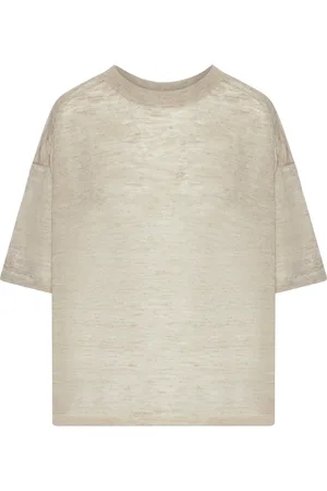 Roberto Collina CRWNECK SHORT SLEEVES - - Woman