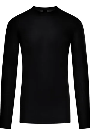 Rick Owens WOOL SWEATER IN SEMI-TRANSPARENT FABRIC - - Man
