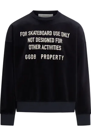 Golden Goose CREW NECK CHENILLE SWEATSHIRT WITH EMBROIDERY - - Man