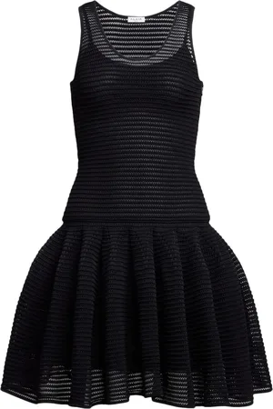 Alaïa SHORT DRESS IN CRINOLINE MESH - - Woman