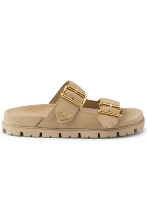 Prada SUEDE SLIDER SANDALS - - Woman