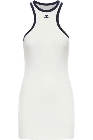 Courrèges COTTON SCUBA FABRIC DRESS - - Woman