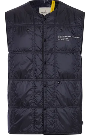 Moncler VAILE VEST RECYCLED MATT LONGUE SAISON WITH QUILTING FRAGMENT - - Man