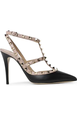 VALENTINO GARAVANI ROCKSTUD CALFSKIN SLINGBACK - - Woman