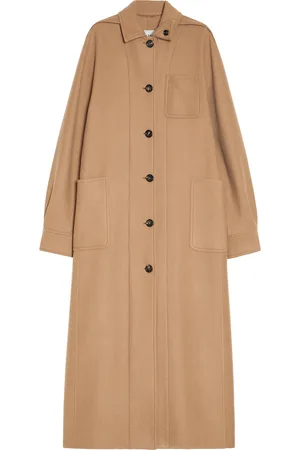 Max Mara WOOL AND CASHMERE SHIRT COAT - - Woman