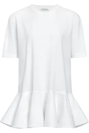 Alaïa T-SHIRT PEPLUM - - Woman