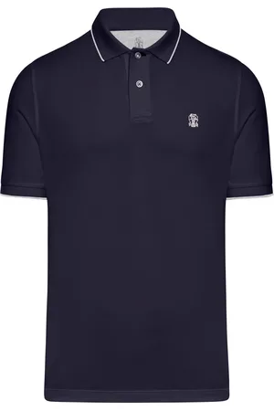 Brunello Cucinelli POLO WITH EMBROIDERY - - Man