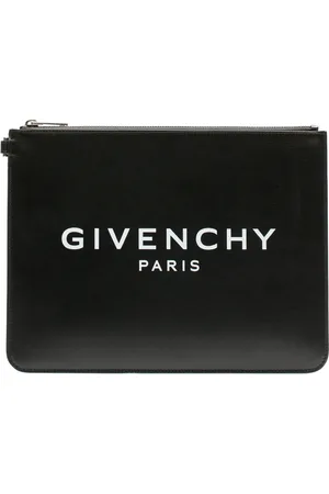 Givenchy LEATHER CLUTCH WITH LOGO - - Man