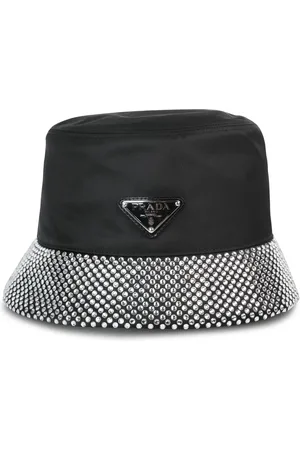 Prada Re-Nylon fisherman hat with crystals - - Woman