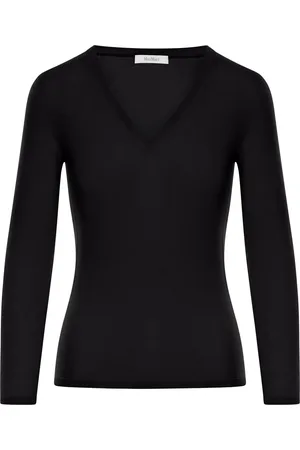Max Mara CASHMERE V-NECK SWEATER - - Woman