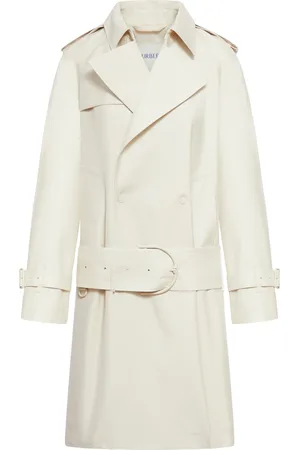 Burberry Medium trench coat in silk blend - - Woman