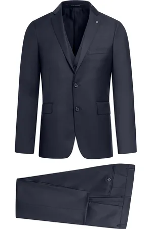 TAGLIATORE TAILORED WOOL SUIT WITH VEST - - Man