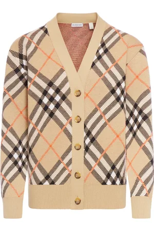 Burberry Cardigan with check print - - Woman