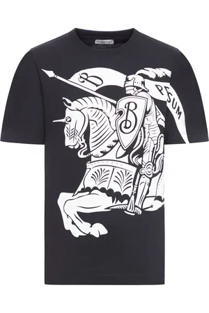 Burberry JERSEY T-SHIRT WITH EKD PRINT - - Man