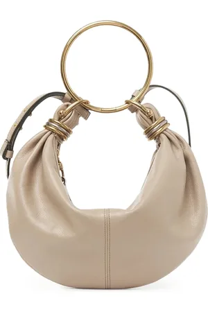 Chloé GARNET LEATHER BRACELET HOBO BAG - - Woman