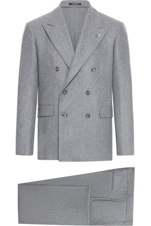 TAGLIATORE TAILORED DOUBLE BREASTED WOOL SUIT - - Man
