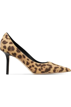 Jimmy Choo PONYSKIN DECOLLETE WITH LEOPARD PRINT - - Woman