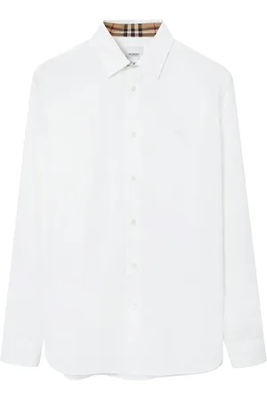 Burberry STRETCH COTTON SHIRT - - Man