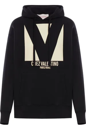 VALENTINO GARAVANI CHEZ VALENTINO PRINT COTTON HOODIE FOR WOMEN - - Woman