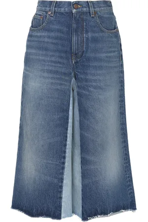 Chloé SHORTS BERMUDA IN DENIM PATCHWORK - - Woman