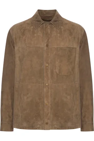 SALVATORE SANTORO SUEDE OVERSHIRT - - Man