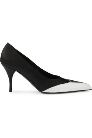 Prada PUMP IN SATIN AND METALLIC LEATHER - - Woman