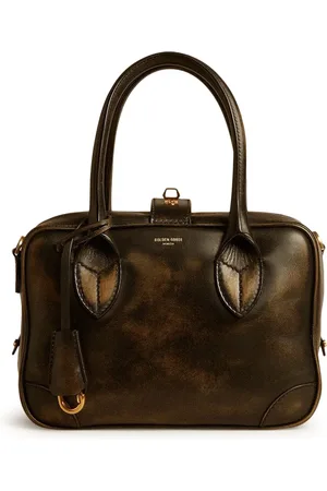 Golden Goose VITA BAG IN DISTRESSED LEATHER AND GOLD DETAILS - - Woman