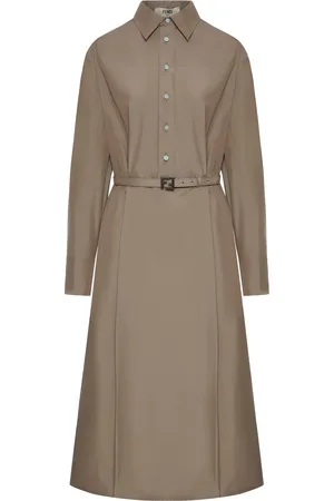 Fendi COTTON AND SILK DRESS - - Woman