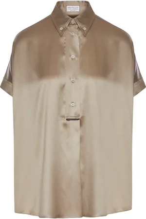 Brunello Cucinelli SILK SHIRT - - Woman