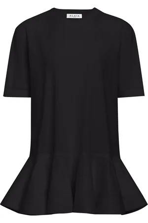 Alaïa T-SHIRT PEPLUM - - Woman