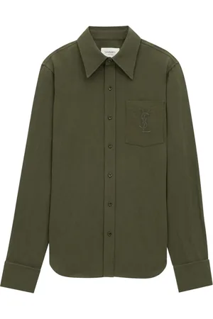 Saint Laurent CASSANDRE LINEN AND COTTON SHIRT - - Woman