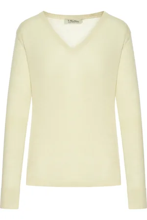 Max Mara LINEN V-NECK SWEATER - - Woman