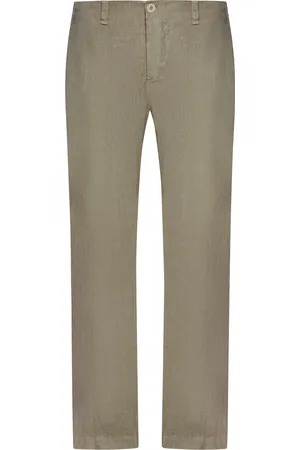 TRANSIT REGULAR LINEN TROUSERS - - Man