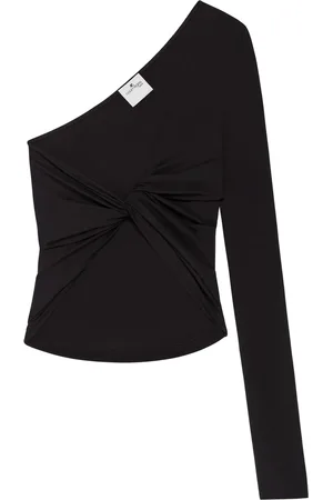 Courrèges ASYMMETRIC TWIST CROPPED TOP - - Woman