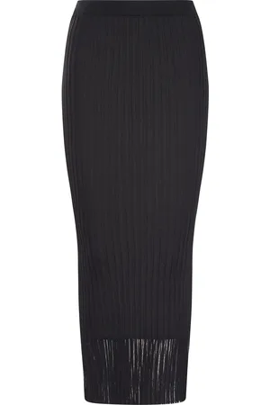 Sportmax LONG SKIRT IN STRETCH RIBBED FABRIC - - Woman