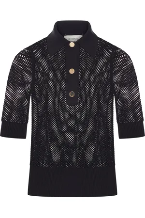 Sportmax VISCOSE MESH POLO - - Woman