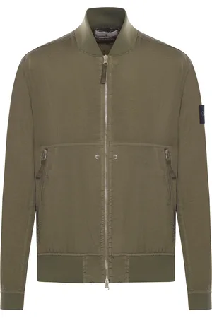 Stone Island TECHNICAL FABRIC JACKET WITH COMPASS LOGO - - Man