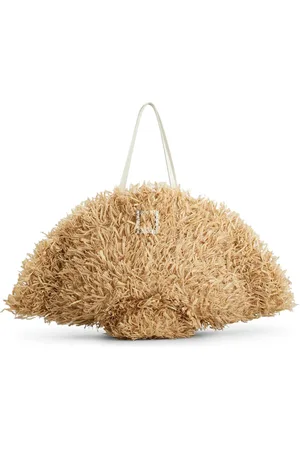 Roger Vivier TRES VIVIER RAFFIA SHOPPING BAG - - Woman