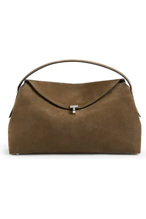 Totême T-LOCK SUEDE TOP HANDLE - - Woman