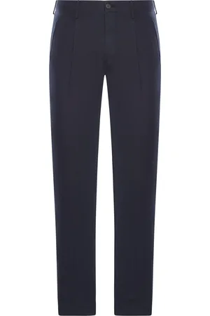 Incotex CHINO TROUSERS WITH LINEN AND COTTON PLEATS - - Man